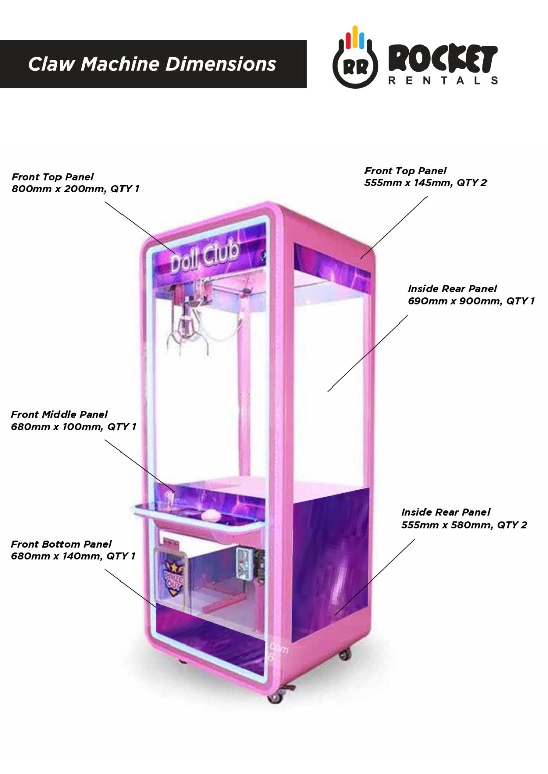 Claw Machine - Rocket Rentals